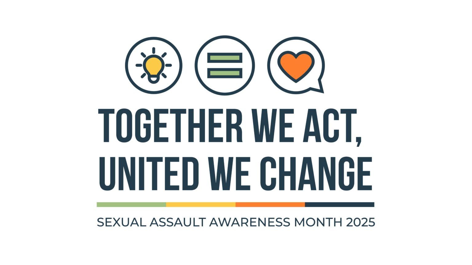 April is Sexual Assault Awareness Month (SAAM) - WRC